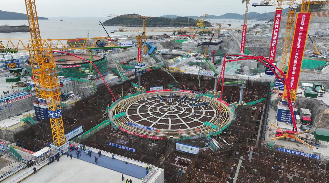 中廣核浙江三澳核電項(xiàng)目3號機(jī)組開工:先進(jìn)建造技術(shù)加速推進(jìn)核電高質(zhì)量發(fā)展
